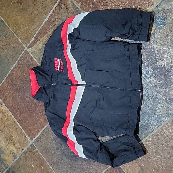 Vintage MSD Ignition Racing American Made Sportswear embroidered spellou… - Picture 1 of 11